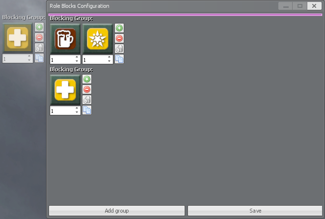 Role Blocks Reorder Group